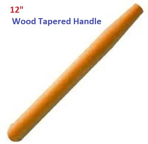12" Wood Tapered Handle window washing cleaning