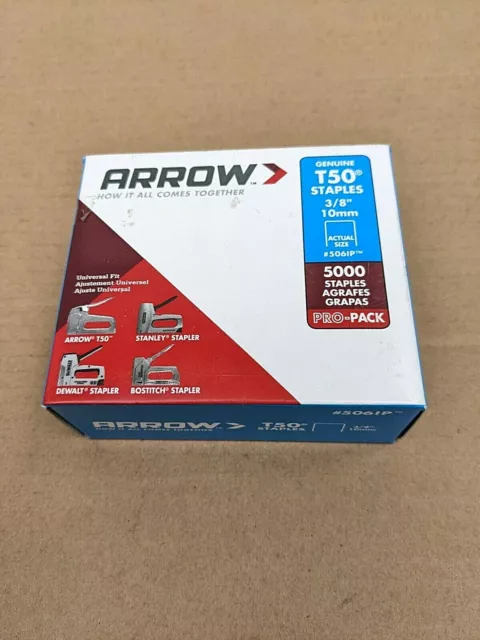 (5000) Arrow T50 Staples 10Mm