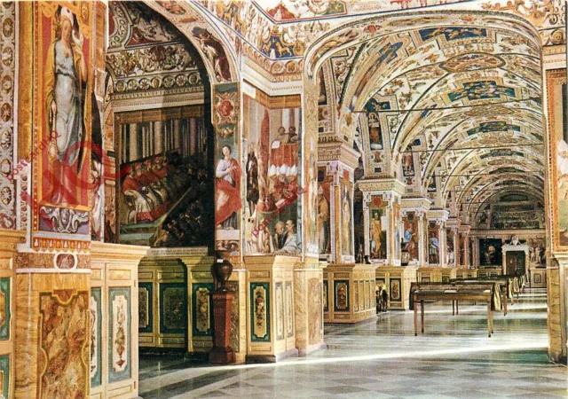 Picture Postcard; Vatican City, Biblioteca, Salone Di Sisto V