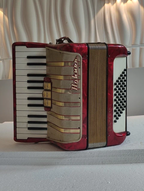 Piano accordion akkordeon  HOHONER CONCERTO I 48 bass
