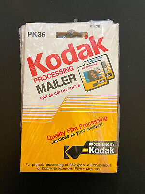5 correos de procesamiento Kodak para 36 diapositivas de color (PK36)