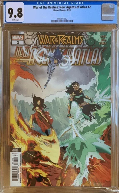 War of the Realms: New Agents of Atlas #2 CGC 9.8 (Marvel 2019) Second Printing