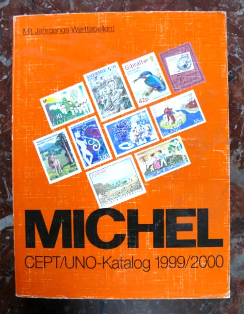 Lot De 2 Catalogues Michel : Europa Cept 1999/2000 + Timbres Pour Automates 2000