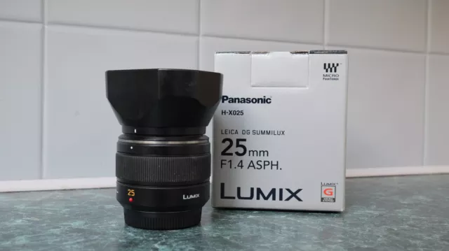 Panasonic LUMIX Leica DG Summilux 25mm f/1.4 ASPH lens Micro Four Thirds M43