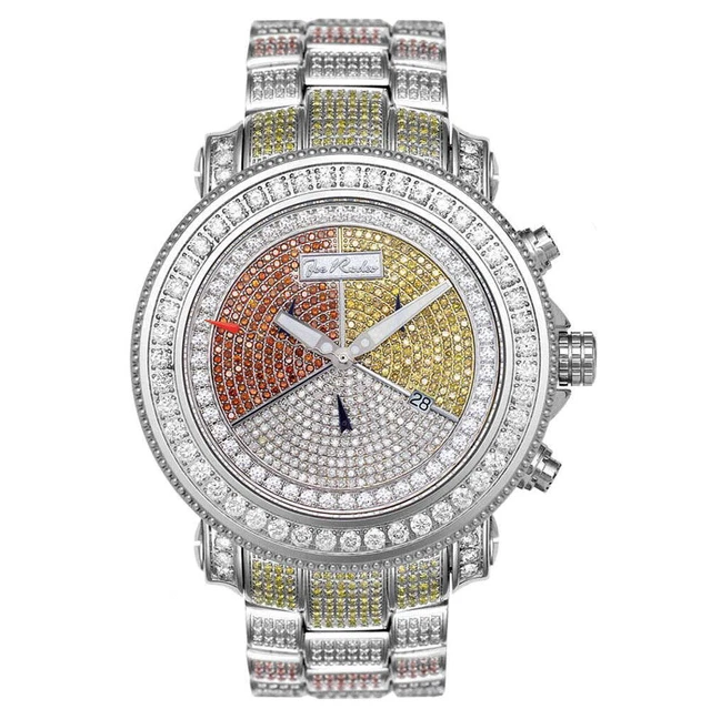 Joe Rodeo Diamond Men's Watch - JUNIOR silver 17.25 ctw