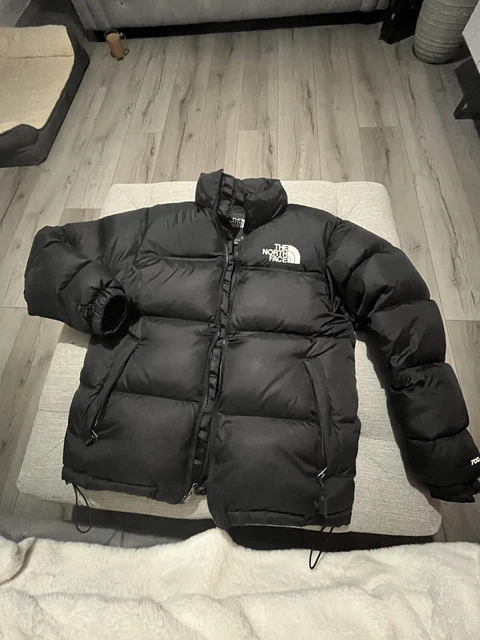 The North Face 700 Nuptse Puffer Jacket Black Men’s Small Padded Waterproof Down 2