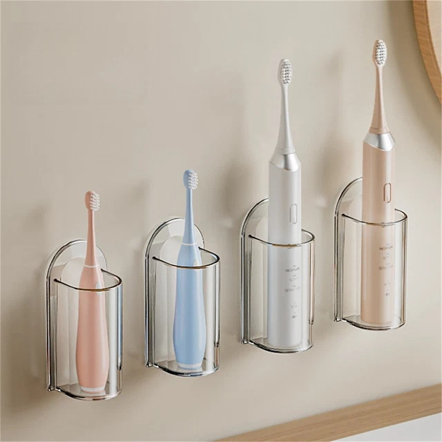 Porte-brosse à Dents En Bambou Naturel - Support 5 Brosse + Séparateurs Amovibles - Antimoisissure - Pour Salles De Bain
