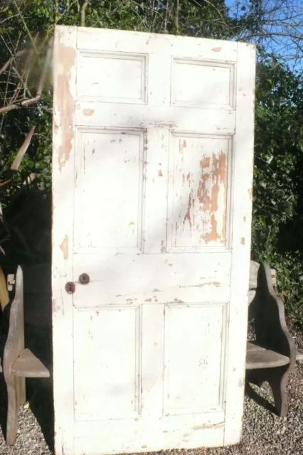 Reclaimed Victorian - 6 Panel Antique Pine - Front Entrance Door