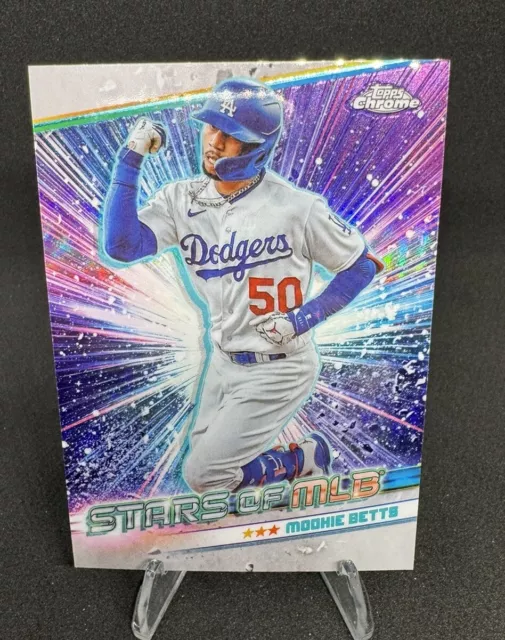 CARTE MOOKIE BETTS 2024 Topps chrome baseball étoiles de la MLB CSMLB