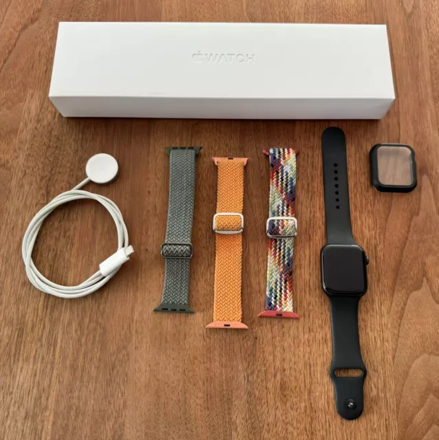 Apple Watch Series 6 44mm Space Grau Aluminiumgehäuse Cellular