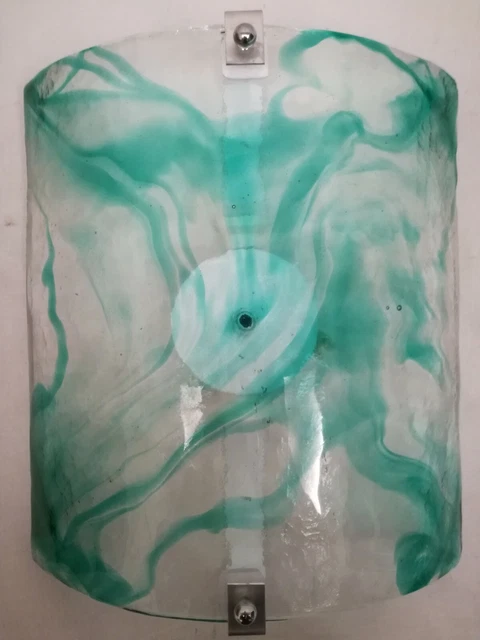 Murano lampada da parete applique modernariato anni 70/80