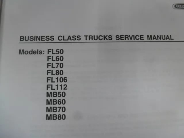 2001-2004 Freightliner FL106 FL112 MB50 Truck Shop Service Repair Manual Set 2