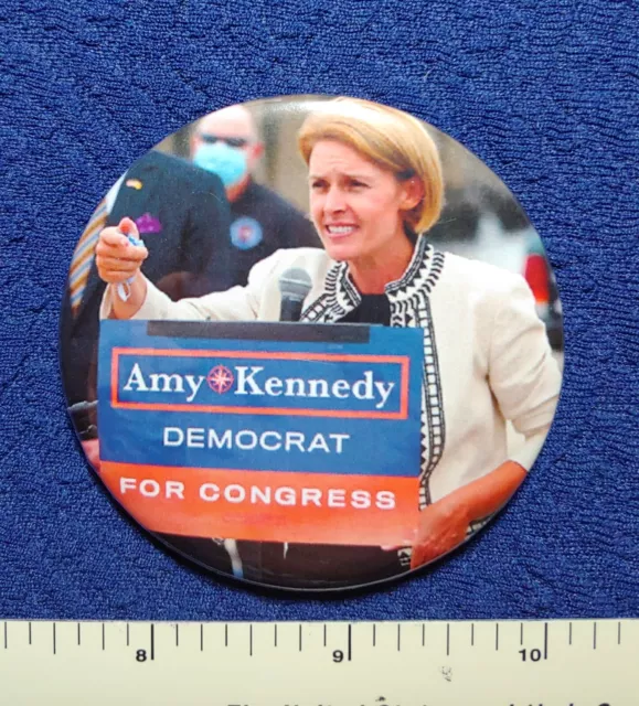 Amy Kennedy Family New Jersey 2020 (D) Congress Woman Jfk Rfk Pinback Button  B