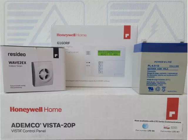 Honeywell Vista 20P  Ver 10.24,   6160RF Alpha Integrated Keypad/Receiver