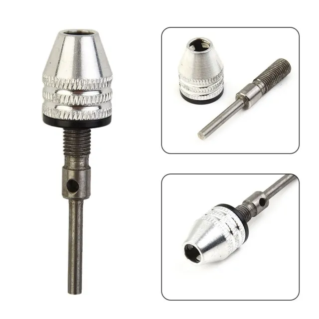 0 34 mm adaptateur mandrin perceuse sans clé matériau alliage couleur argent p