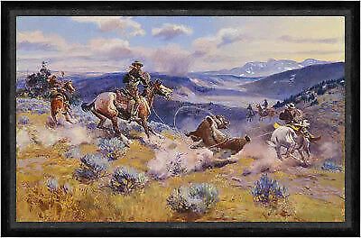 Loops and Swift Horses Charles M. Russell Cowboys Wüste Prärie Jagd Faks_B 00008