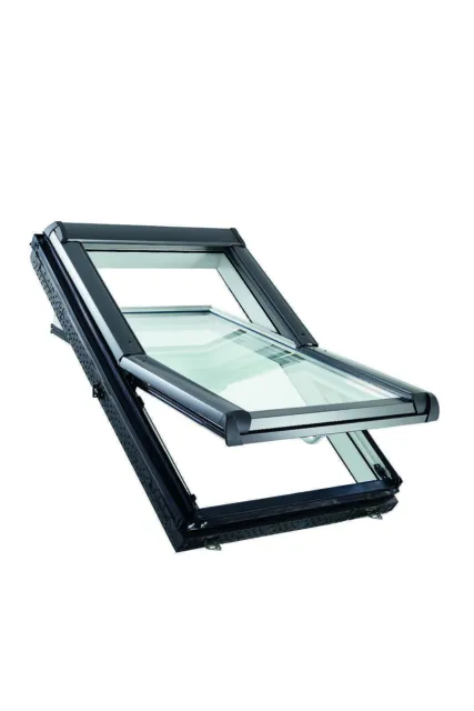 Roto 3fach Verglasung Dachfenster aus Kunststoff und extra Wärmedämmung
