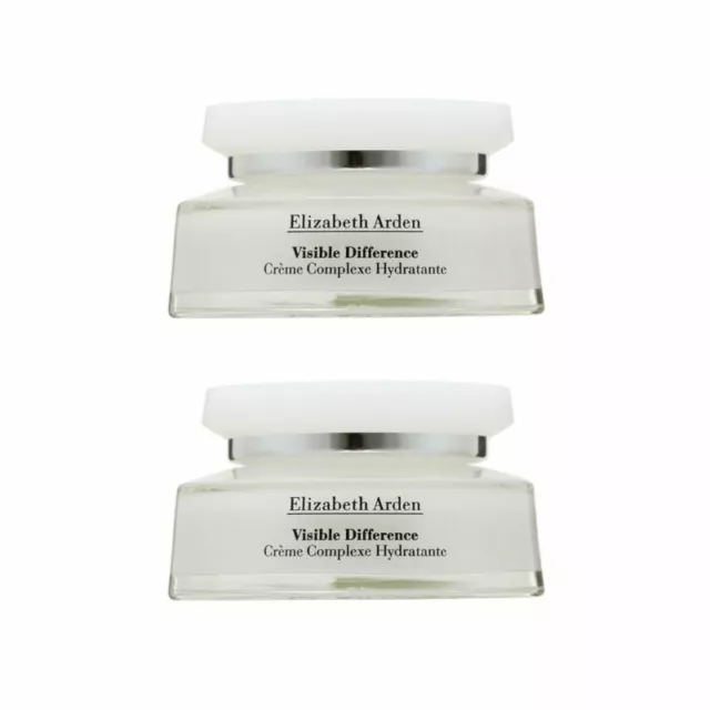 2X Elizabeth Arden Visible Difference Refining Moisture Cream Complex 3.4oz, 97g