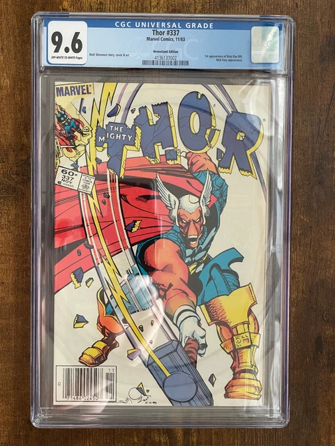 Thor #337 - CGC 9.6 - 1st App Beta Ray Bill - NEWSSTAND - Marvel Comics