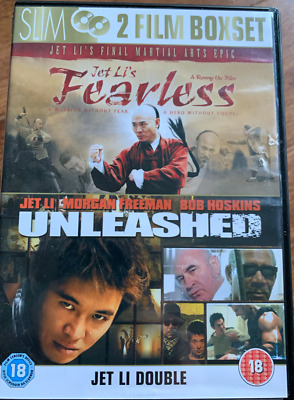 Fearless + Unleashed DVD Arti Marziali Film Doppio Bill W / Jet Li