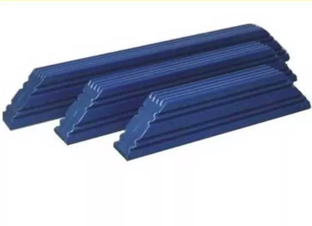 Boat Trailer Bunk Skids 1.2 Meter Plastic Slides. Poly Guides Solid Ribbed Plain