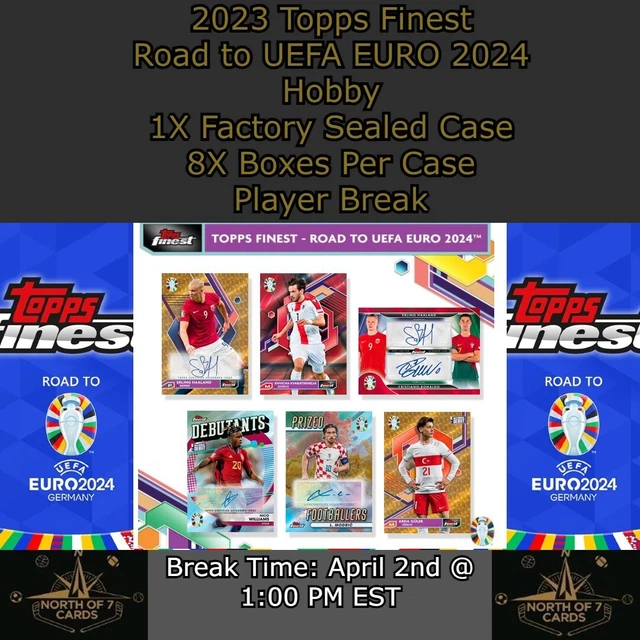 VITINHA 2023 TOPPS Finest UEFA EURO 2024 Soccer 1X Case Player Break 4