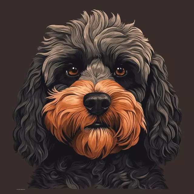 5D Diamond Painting Abstract Cockapoo Kit