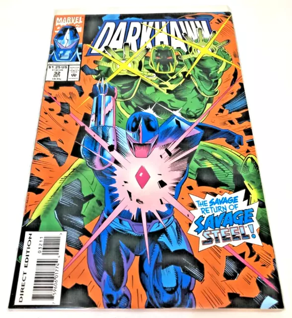 Darkhawk #32 Newsstand Cover (1991-1995) Marvel Comics