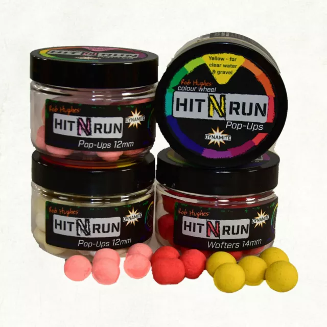 Dynamite Baits Hit n Run Pop-Up & Wafters - Full Range Carp Fishing *New*