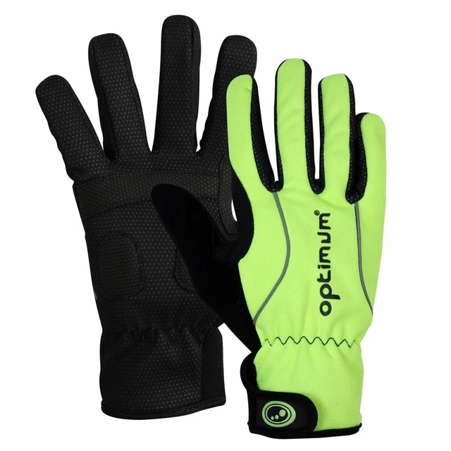 Optimale Sport Hawkley Winter Radhandschuhe in schwarz - gepolstert & reflektierend MED
