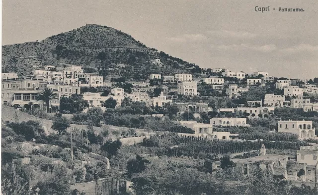 Cartolina Paesaggistica Campania Capri Panorama Non Viaggiata