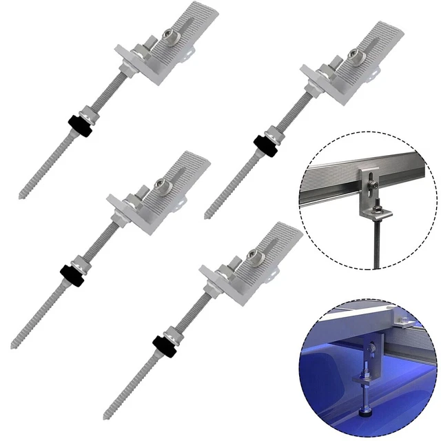 Nuevos soportes de tornillos de poste con barra fotovoltaica tornillo trapezoidal ángulo L