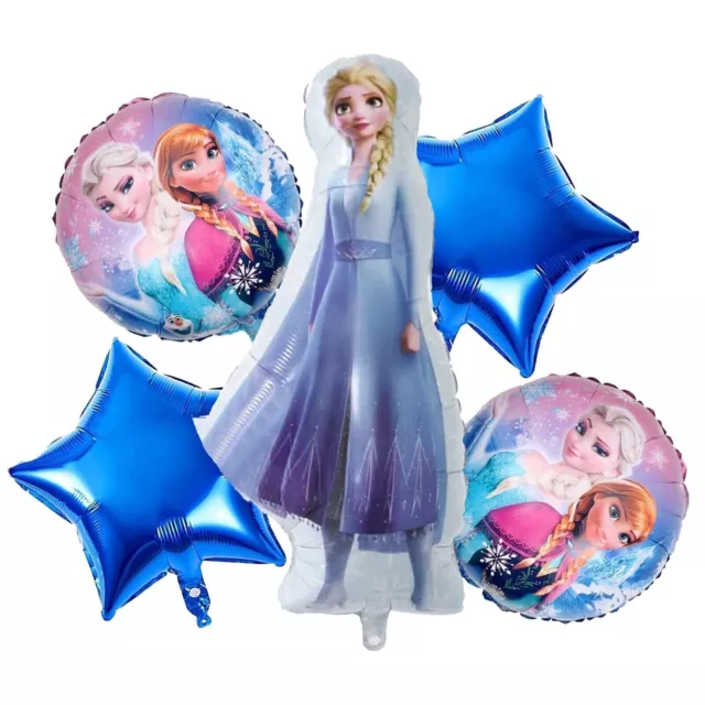 Frozen Theme Elsa Balloons age 0-9 Set Kids Birthday Party Decoration 2