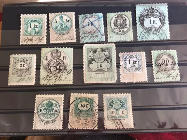 Ungarn Stempelmarken Lot an gestempelten Briefmarken .