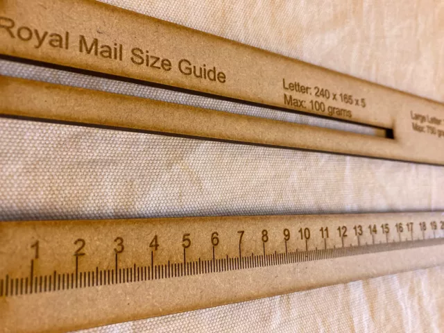 Royal Mail Size Guide. Large Postal Ruler. Post Office. Parcel Postal Price