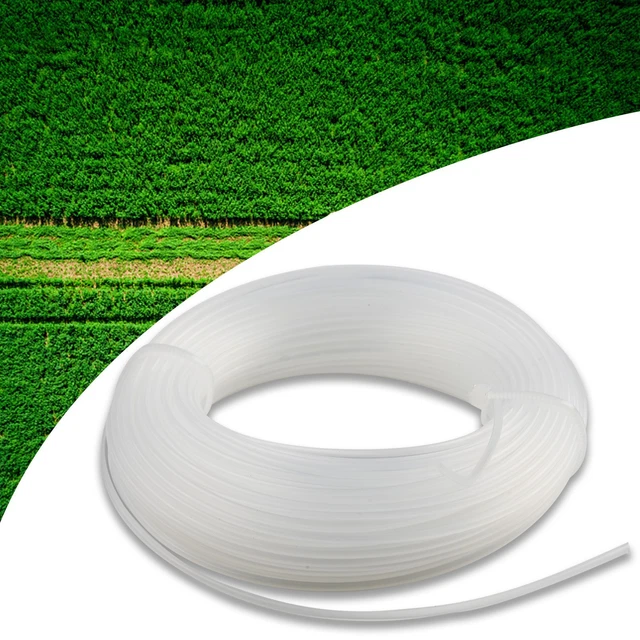 Dapetz Motorsense Schnur – 10 M, 2,4 Mm Rund, Nylon, Langlebig Für Benzin-Trimmer