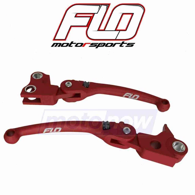 Flo MX Style Adjustable Levers for 2001-2006 Harley Davidson FLSTFI Fat Boy uh