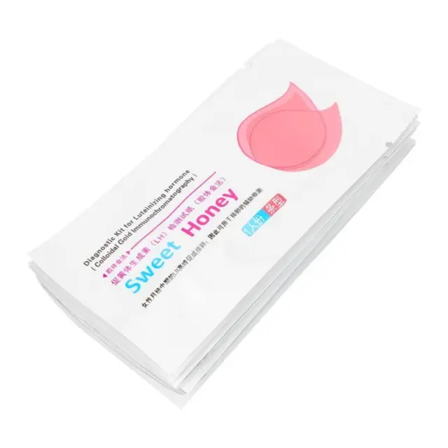 100 piezas tiras reactivas de ovulación LH herramienta de detección de orina para mujeres - salud en el hogar