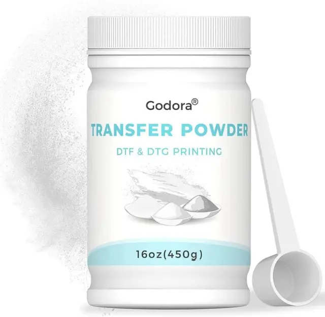 Powder White Digital Transfer Hot Melt Adhesive, DTF Pretreat Transfer Powder fo