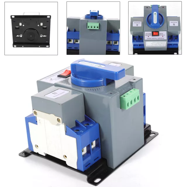 Dual Netzteil Automatischer Transferschalter Dual Power Changeover Switch 2P 63A
