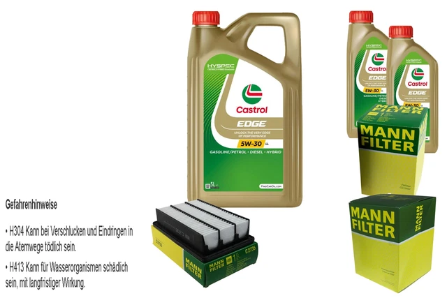 Lot De 4 Filtre Avec Filtre à Huile Cartouche Pour HYUNDAI SANTA-FE à Partir De 2006. - Pièces