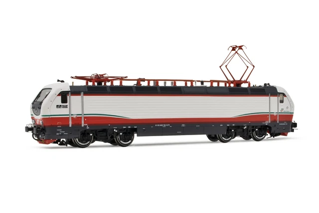 Locomotiva Elettrica Rivarossi HR 2982 FS E402B HO - Livrea Inter City Notte Ep. VI, Nera