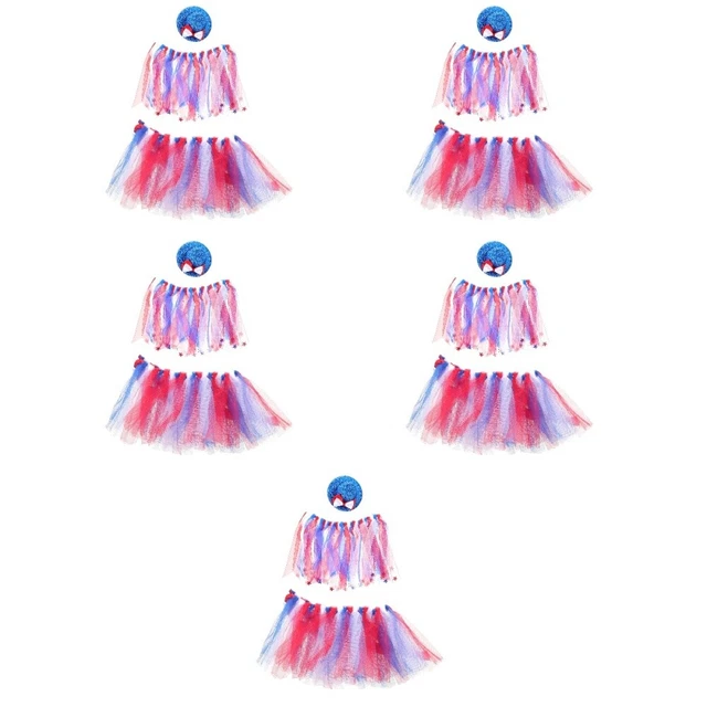 5 Sets Viertens Von Juli Pet Dekorationen Amerikanischen Flagge Haustier Kleid