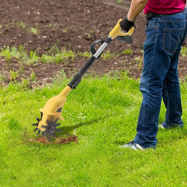 Lilyvane Zappa E Coltivatore 2 In 1 Con Manico Regolabile Fino A 114 Cm – Attrezzo Da Giardino Pesante