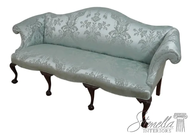 62450EC: Bench Made Hand Carved Vintage Chippendale Sofa