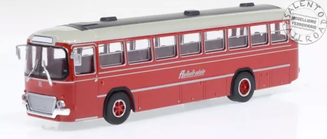 BREKINA 59904 autobus Fiat 306-3 Cansa rosso "Autostradale" - 1:87