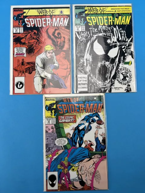 Web Of SPIDER-MAN Annual Comic Lot (10) # 30 33 34   VF-NM High Grade!!