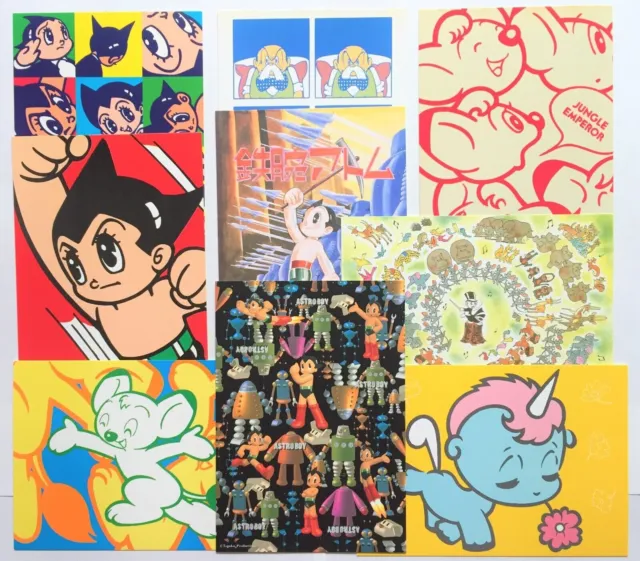 RARE The Osamu Tezuka Manga Museum Carte postale 9 SET Personnage d’anime...