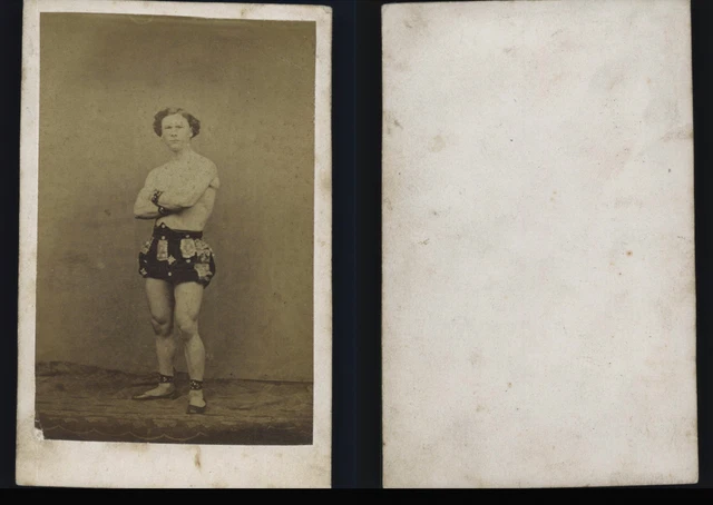 Tirage Albuminé Vintage Russe - Photo CDV Originale Circa 1870 - Format 6,5x9,5 Cm