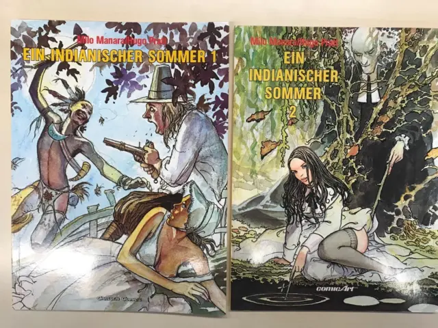 MANARA & PRATT: Ein indianischer Sommer Band 1+2, Carlsen Comic Art, SC 1997 NEU